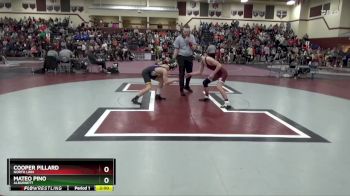 JV-5 lbs 1st Place Match - Cooper Pillard, North Linn vs Mateo Pino, Alburnett