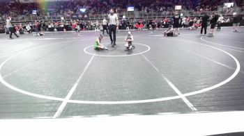 64 lbs Round Of 16 - Liam Mckinney, Warsaw Wildcat Wrestling vs Kyson Leaver, Other