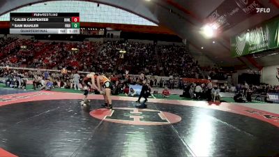 4A 215 lbs Quarterfinal - Caleb Carpenter, Buhl vs Sam Mahler, Fruitland