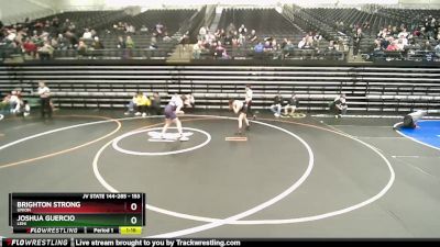 153 lbs Champ. Round 1 - Joshua Guercio, Lehi vs Brighton Strong, Union