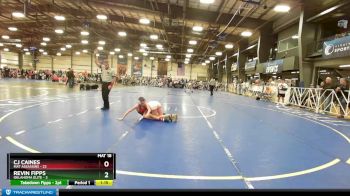 96 lbs Rd# 9- 2:15pm Saturday Final Pool - CJ Caines, Mat Assassins vs Revin Fipps, Oklahoma Elite