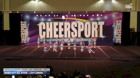Magic City All Stars - Lady Legion [2025 L2 Junior - Flex - D2 - Medium Day 1] 2025 CHEERSPORT Cartersville Classic