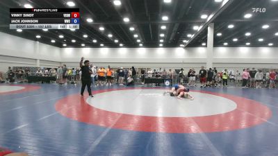 157 lbs Cons. Sub-quarters - Vinny Sindt, Victory School Of Wrestling vs Jack Johnson, Wave Wrestling Club