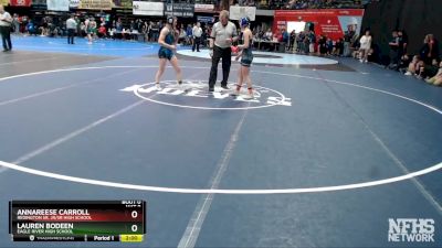 107G Quarterfinal - Lauren Bodeen, Eagle River High School vs Annareese Carroll, Redington Sr. Jr/Sr High School