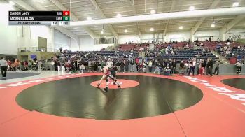106 lbs Quarterfinal - Jaden Barlow, Carbon vs Caden Lacy, Springville