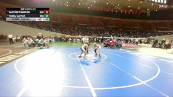 5A Boys 113 lbs Champ. Round 1 - Pabel Garcia, Wilsonville Boys vs Easton Waldron, Mountain View Boys
