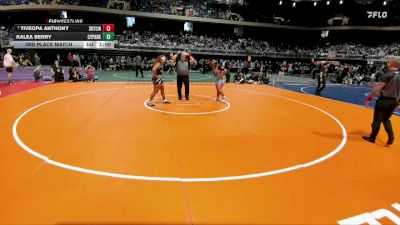 6A 235 lbs 3rd Place Match - Tiveopa Anthony, Dallas Skyline vs Kalea Berry, Cypress Park