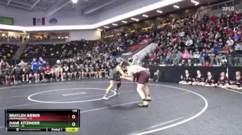 175 lbs Consolation Wb - Dane Kitzinger, Algona vs Braylen Bieber, Independence