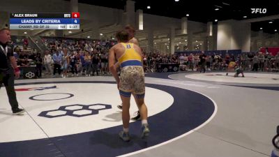 61 kg Champ. Rd Of 32 - Alex Braun, Oklahoma Regional Training Center vs Caleb McElroy, Central Valley RTC