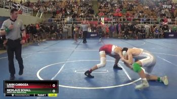 134 lbs Cons. Round 1 - Nicklaus Schall, Westland Wrestling vs Lavin Cardoza, Mentor