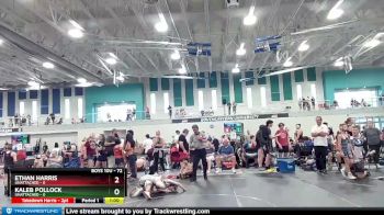 72 lbs 1st Place Match - Kaleb Pollock, Unattached vs Ethan Harris, Unattached