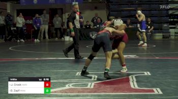 149 lbs Quarterfinal - Jack Crook, Harvard vs Doug Zapf, Pennsylvania