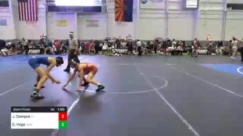 109 lbs Semifinal - Jesus Campos, Team Aggression vs Sergio Vega, Tucson Cyclones