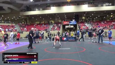 87 lbs Quarterfinal - Jackson Smith, OK vs William Pikett, TX