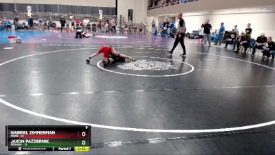 84 lbs Semis (4 Team) - Gabriel Zimmerman, Pierz vs Jaxon Pazdernik, Perham