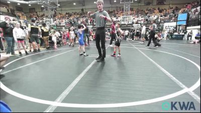 61 lbs Round Of 16 - Sage Robson, CacheWrestlingClub vs Tobias Cagle, Choctaw Ironman