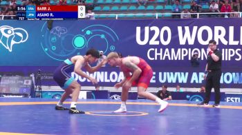 86 kg 1/4 Final - Joshua Joseph BARR, United States vs Ryogo Asano, Japan