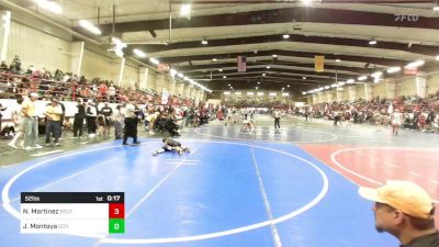 52 lbs Consolation - Nathaniel Martinez, Southwest Hammers vs Jasper Montoya, Izzy Style NM Beast