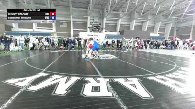 157 lbs Cons. Round 1 - Brody Walker, Defiant Wrestling Club vs Benjamin Wright, Wingz Wrestling Club