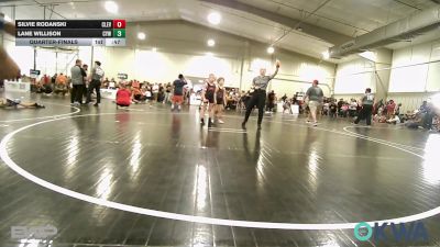 66 lbs Quarterfinal - Silvie Rodanski, Cleveland Takedown Club vs Lane Willison, Coweta Tiger Wrestling