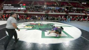 132 lbs Round 2 - Quarters & 1st Wb (16 Team) - Brady Webb, Comal Pieper vs Camron Latham, Azle