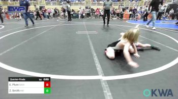 49-52 lbs Quarterfinal - Emmi Plum, Grover Rains Wrestling Club vs Zola Smith, HBT Grapplers