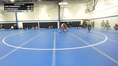 120 lbs Consi Of 16 #2 - Luke Afanasewicz, Savage Wrestling Academy vs Ty Strychalsky, Savage Wrestling Academy