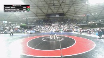 Boys 4A 190 lbs Champ. Round 1 - Shawn Anker, Mariner vs Brock Gustaveson, Gonzaga Prep