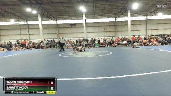 66 B Round 1 - Taiven Crnkovich, Hawk Wrestling Club vs Barrett McCoy, Fighting Squirrels