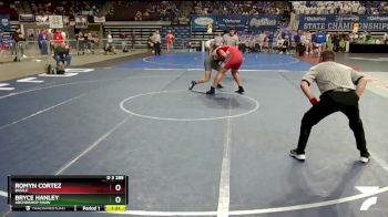 D 3 285 lbs Semifinal - Bryce Hanley, Archbishop Shaw vs Romyn Cortez, Basile