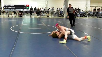 145 lbs 5th Place - Cragen Smith, KS vs Jake Renninger, NJ