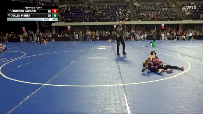 75 lbs Quarterfinal - Cullen Fisher, PACK732 vs Harrison Larson, Thorn Wrestling