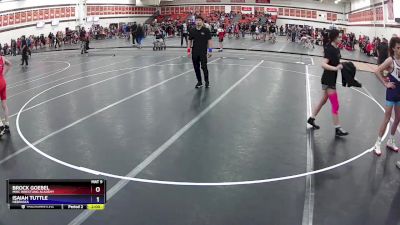 100 lbs Round 1 - Brock Goebel, MWC Wrestling Academy vs Isaiah Tuttle, Nebraska