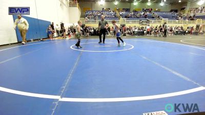 64 lbs Rr Rnd 4 - Mason Nolan, HBT Grapplers vs James Hightower, Blaine County Grapplers