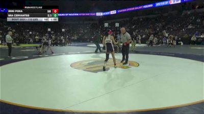 110 lbs Consi Of 16 #1 - Irini Poka, San Clemente (SS) vs Mia Cervantes, El Diamante (CS)