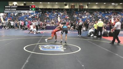 157 lbs Consi Of 64 #2 - Justin Lowery, VA vs Collin Hamm, WI