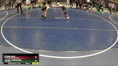 70 lbs Cons. Round 4 - Ryker Carpenter, Shootbox vs Kyzer Neff, Timpanogos Wrestling