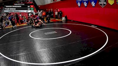 139 lbs Cons. Round 3 - Tyler Bridge, Somerset Area Hs vs Mason Swidzinski, Butler