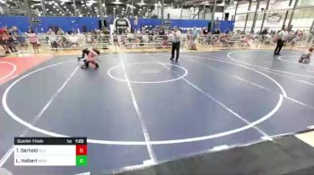 85 lbs Quarterfinal - Tyler Gerhold, DC Elite vs Levi Halbert, Nebraska Boyz