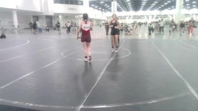 116 lbs Consi Of 8 #2 - Juliette Hicks, Badlands WC vs Savanna Meza, AZ Tilters