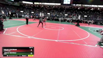 138 lbs Cons. Round 2 - Malik Cochran, Unattached vs Jonas Nichols, ARC3