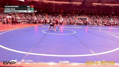110 lbs Consi Of 4 - Lillian Martinez, Pomona Elite vs Koree Vigue, Threestyle