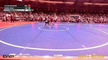110 lbs Consi Of 4 - Lillian Martinez, Pomona Elite vs Koree Vigue, Threestyle