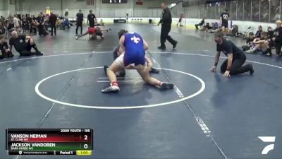 195 lbs Champ. Round 2 - Vanson Neiman, St. Clair WC vs Jackson VanDoren, Dark Horse WC