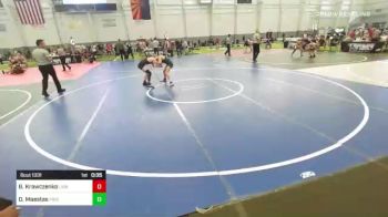 106 lbs Consi Of 4 - Ben Krawczenko, Lions WC vs Destin Maestas, Pride Wrestling