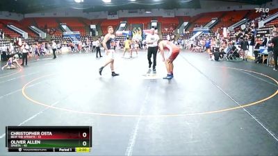 250 lbs Cons. Round 2 - Oliver Allen, Sparta vs Christopher Osta, Beat The Streets