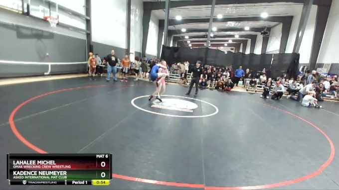 120 Lbs Quarterfinal - Lahalee Michel, Omak Wrecking Crew Wrestling Vs ...