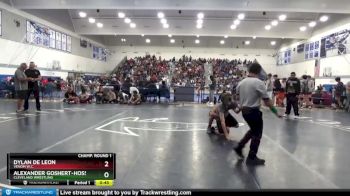 120 lbs Champ. Round 1 - Alexander Goshert-Hossain, Cleveland Wrestling vs Dylan De Leon, Venom W.C.