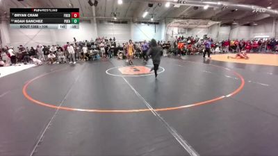 106 lbs Cons. Semi - Noah Sanchez, Pueblo East vs Bryan Cram, Fort Collins