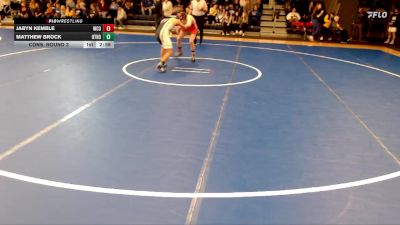 125 lbs Cons. Round 3 - Matthew Brock, Otero Junior College vs Jabyn Kemble, Western Colorado University